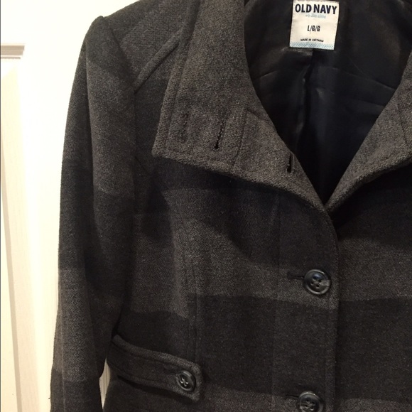 Old Navy long peacoat - Picture 4 of 4