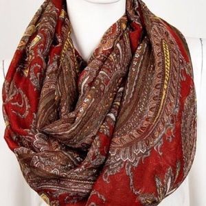 Paisley Infinity Scarf