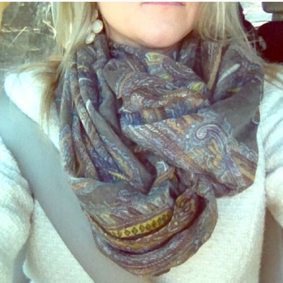 Paisley Infinity Scarf - Picture 1 of 2