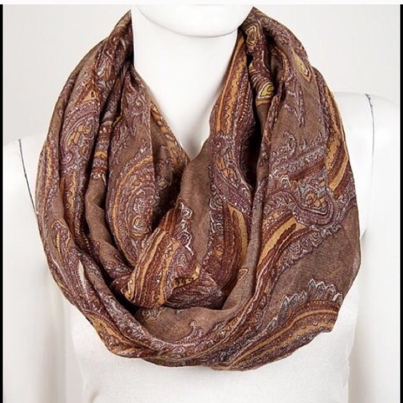 Paisley Infinity Scarf - Picture 2 of 2