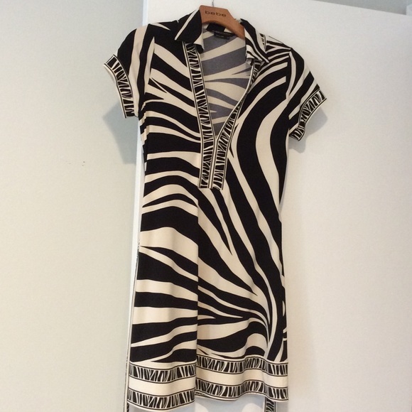 BCBG zebra print dress