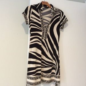 BCBG zebra print dress