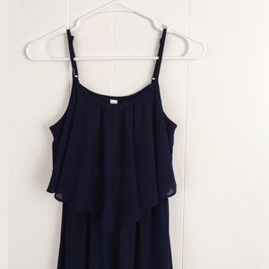 Target (Xhilaration) navy maxi dress (like new)
