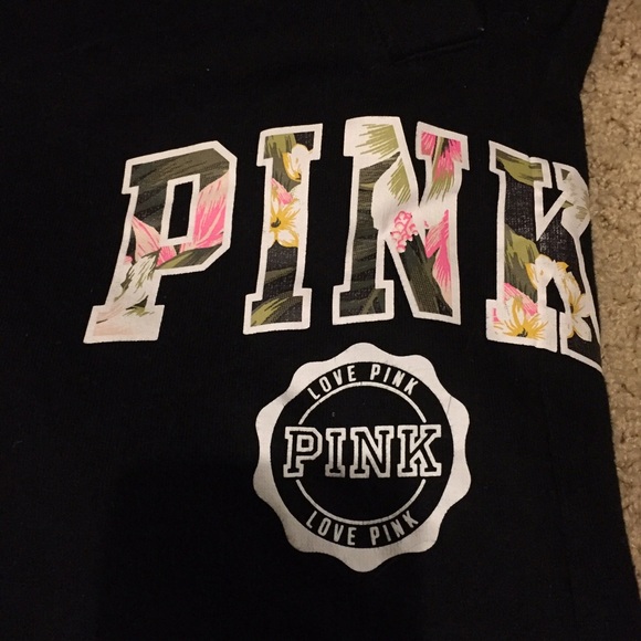 💞 TRADED to Cierra VS PINK Floral BF Sweats 💞 - Picture 3 of 4