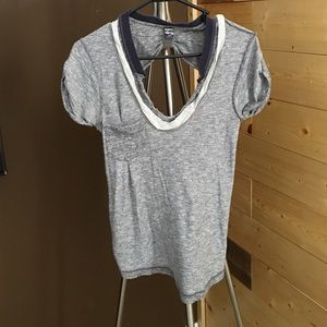 Knit cotton tee
