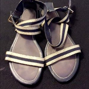 Navy Blue Sperry Sandals