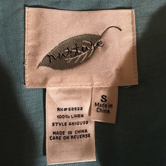 Nurture linen shirt (SOLD) - Picture 3 of 3