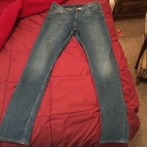 Skinny High Waist Blue Jeans