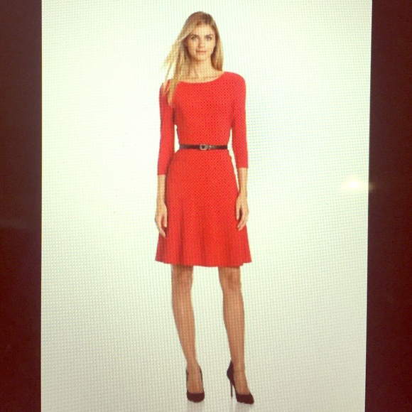 Anne Klein Cardinal Swing Dress 6