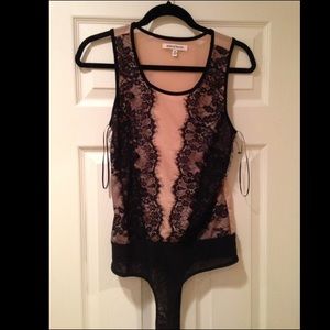 Sexy sheer lacy  bodysuit