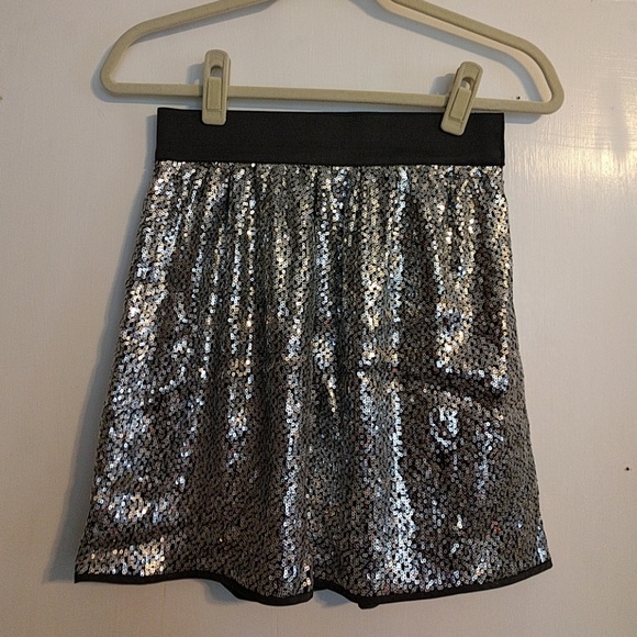 Sequin Mini Skirt - Picture 1 of 4