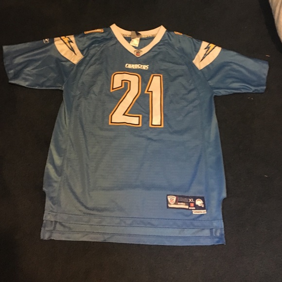 Chargers #21 NFL stitched jersey Tomlinson - Picture 1 of 3