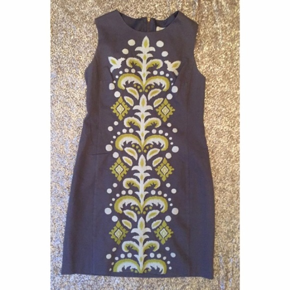 Anthropologie Embroidered Fountain Shift Dress - Picture 3 of 4