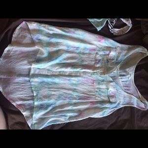 Light tie doe blouse