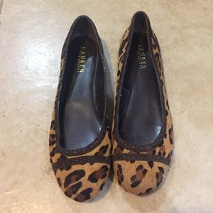 Ralph Lauren Cheetah Print Flats