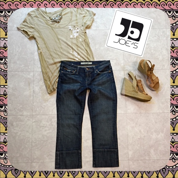 ⚡️$ale⚡️JOE's Jeans Slimming Socialite Kicker Crop