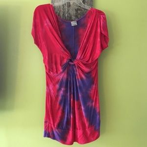 Tie dyed tunic