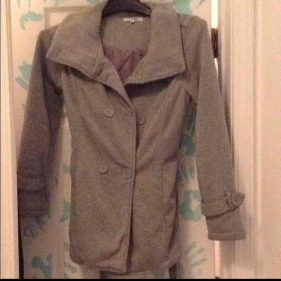 Charolette Russe heater gray pea coat