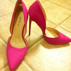 Fuschia stilettos