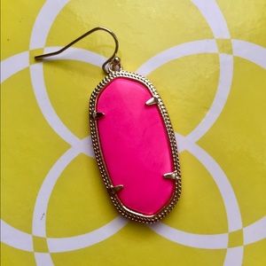 Single Kendra Scott Neon Pink Elle Earring