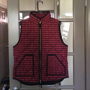 JCrew Buffalo Plaid Vest