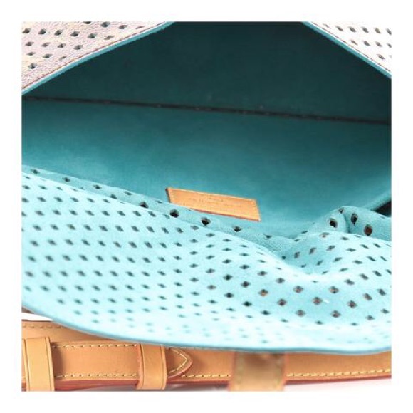 SOLD!!!! Louis Vuitton perforated flore saumur bag - Picture 4 of 4