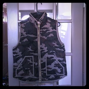 JCrew Camo Vest
