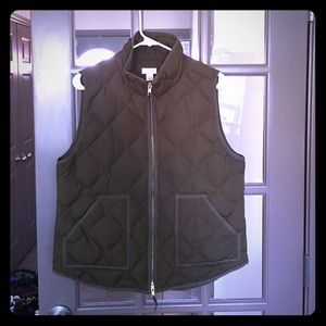 JCrew Olive Green Vest
