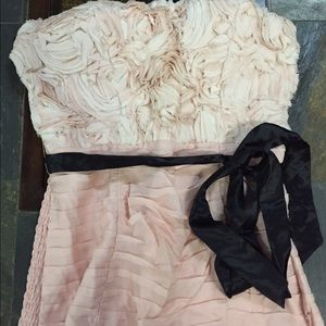 Light pink sexy BEBE  bustier top. XXS.