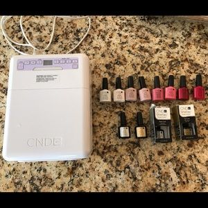 CND Shellac UV Light, Top & Base Coats, & Polishes