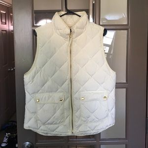 JCrew Cream Vest