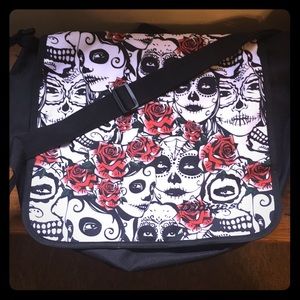 Dickies Day of the Dead Messenger Bag