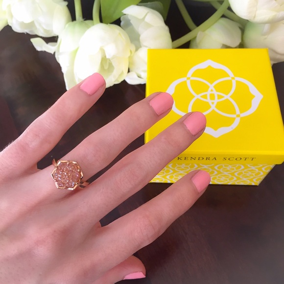 Kylie Ring in Champagne Drusy - Kendra Scott