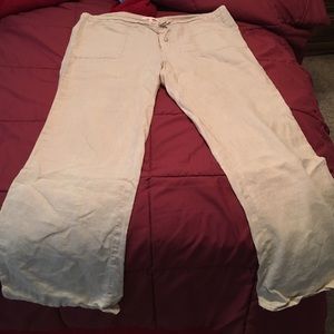 Brown Linen Pants