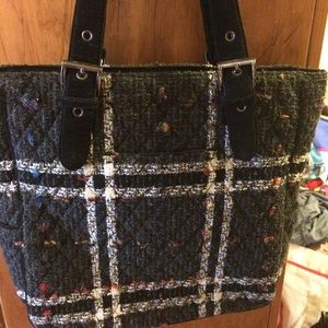 Vera Bradley Plaid Tote