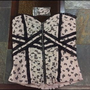 XXS BEBE sexy bustier top