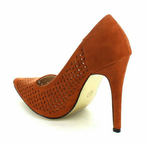 Sexy Date Night Laser Cut Stilleto Sexy Heels - Picture 2 of 3