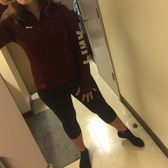 PINK Maroon Pullover