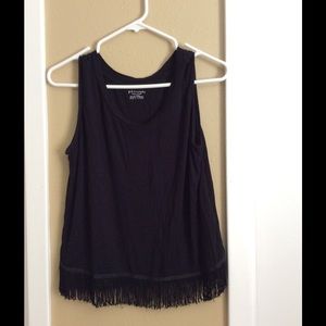 Philosophy fringe tank top