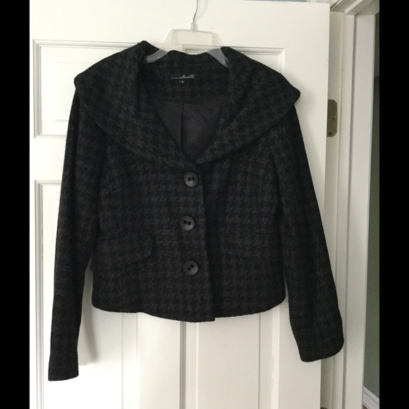 Designer Willie Smith houndstooth blazer jacket