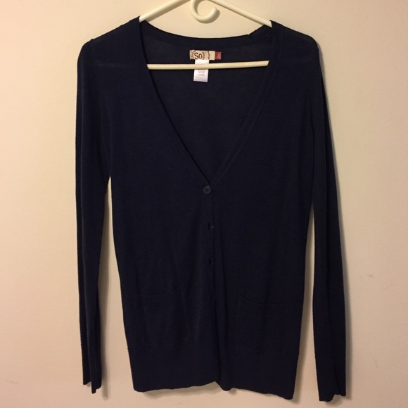 Navy blue cardigan