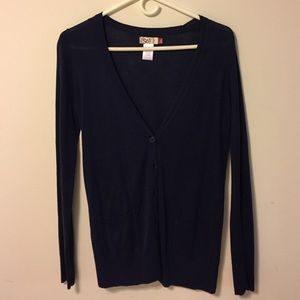 Navy blue cardigan