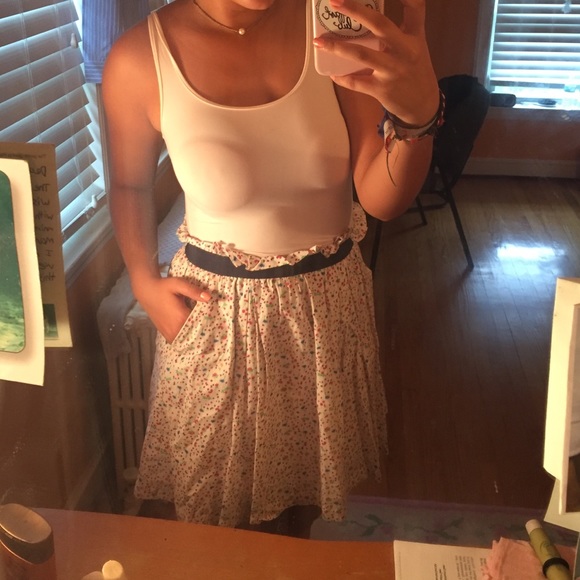 Sheer pink and flower dress
