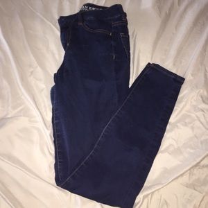 Dark blue jeggings