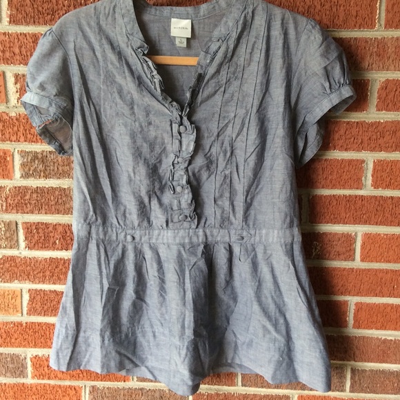 Merona ruffle top Size L