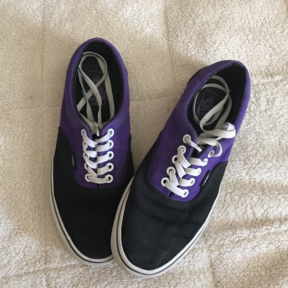 Black and purple vans