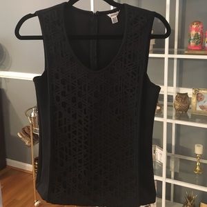 Calvin Klein Black Sleeveless Top