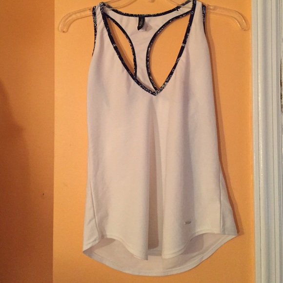 White swimming tank top