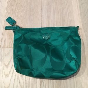 Small Coach cosmetic case