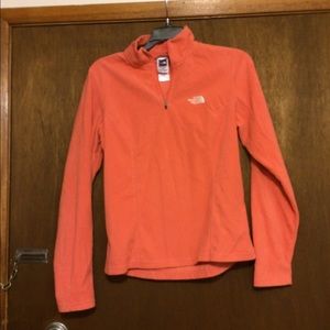 The North Face peach half zip!